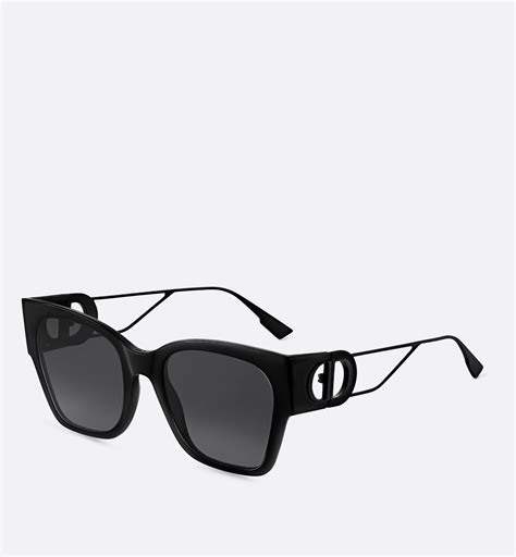 shiny black dior sunglasses|30Montaigne1 Shiny and Matte Black Rectangular Sunglasses.